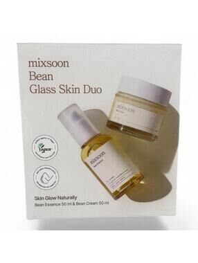 2/$60 ✨ mixsoon Bean Glass Skin Duo Essence + Cream 50ml Set K-Beauty Hydrating